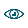 Eye icon sign Ã¢â¬â vector Royalty Free Stock Photo